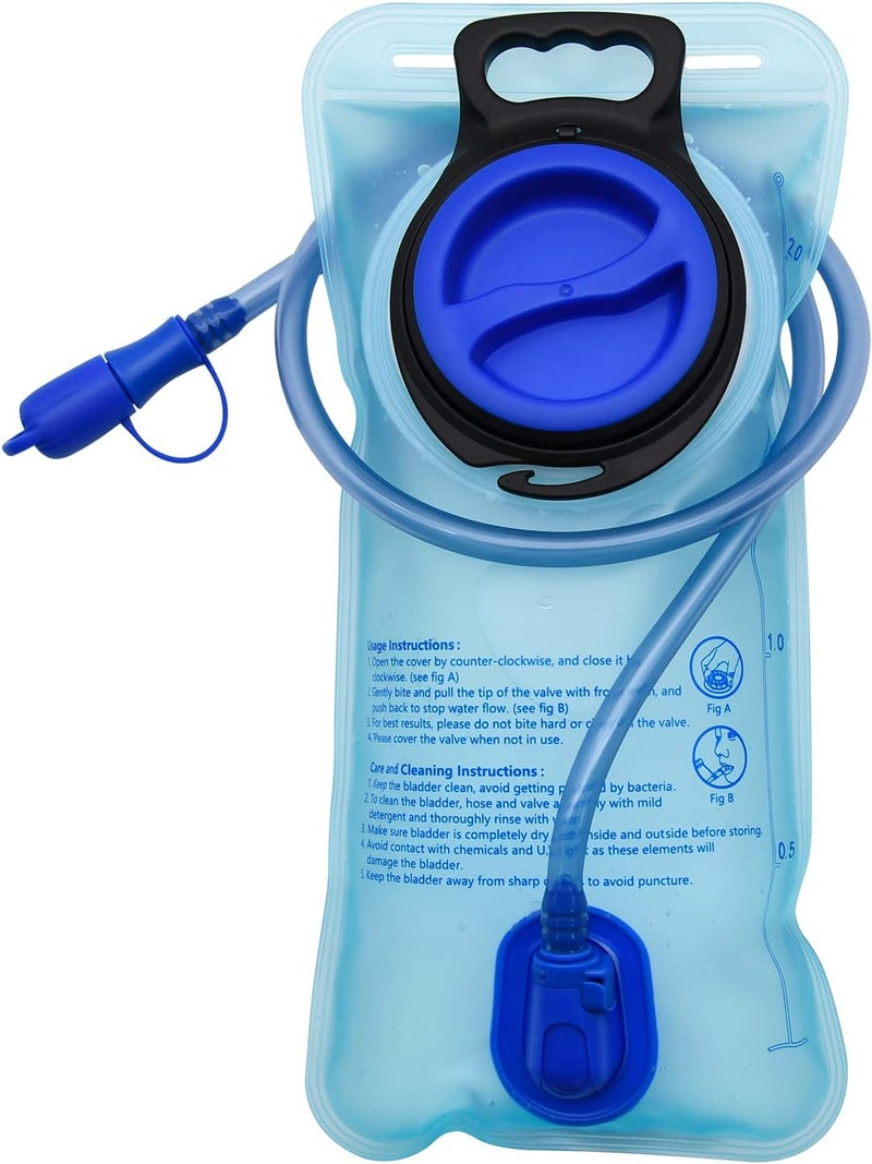 Mdvora 1.5L/2L/2.5L/3L Hydration Bladder, Large Opening Water Storage Bladder Bag, for Cycling Hiking Camping - Image 1
